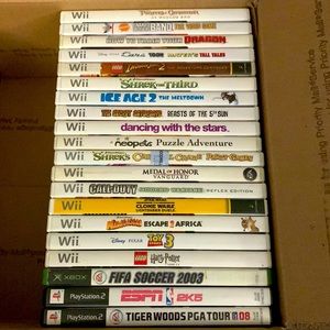 Nintendo wii games lot X 17 games with bonus games